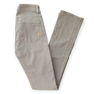 Rich & Skinny Size 24 Stretch Skinny Jeans Beige Y2K